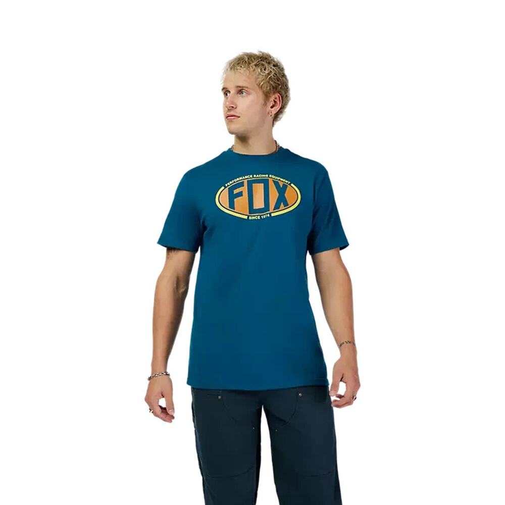 New Fox Racing Performance Premium Twilight Blue T-Shirt 33829-407 Men’s M